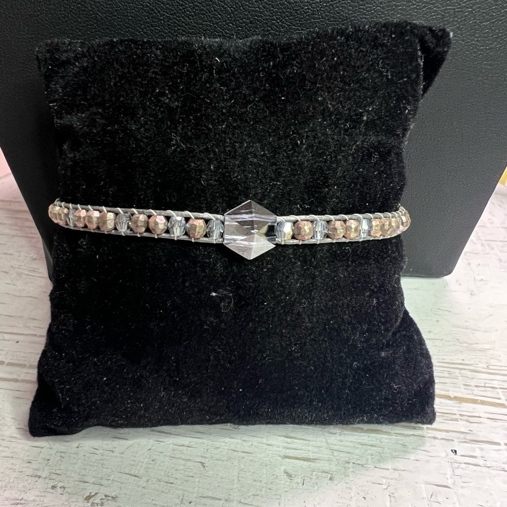 Chan Luu & Swarovski Crystal Wrap Around Bracelet w/925 Clasp D13